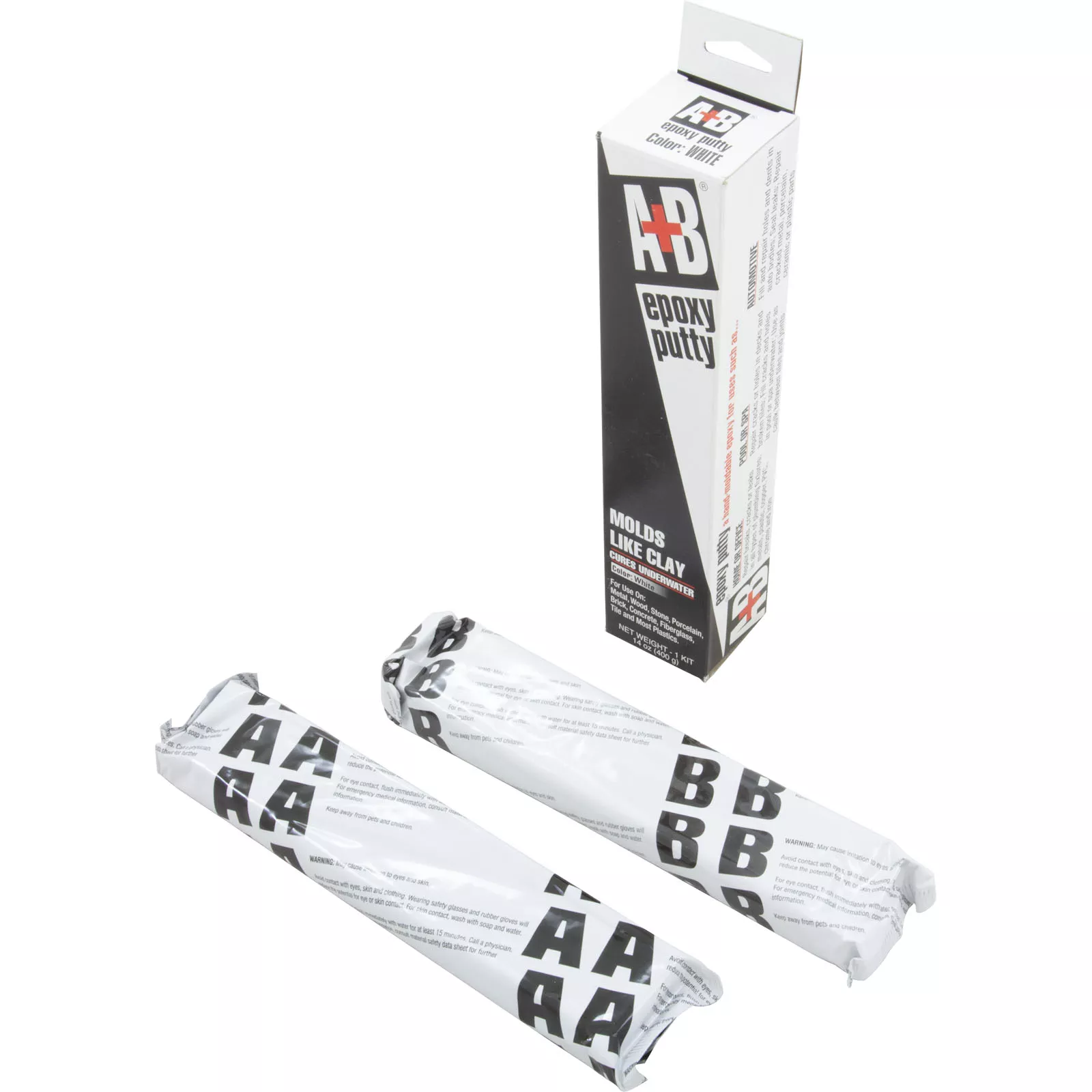 A+B Epoxy Putty, 14oz, White | 9904K