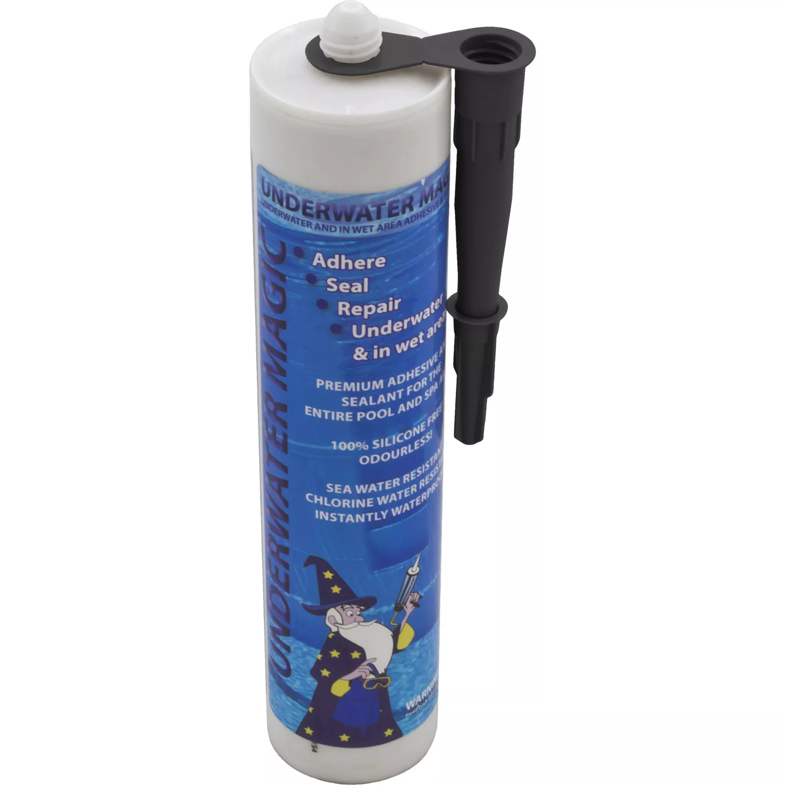 Sealant, Underwater Magic, Single, 290ml/9.8oz Tube, Black | UWM-09 Single